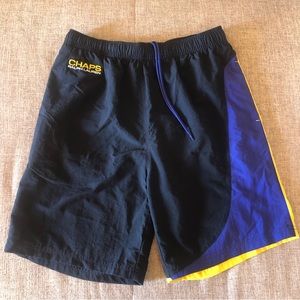 Chaps Ralph Lauren Swim Trunks Drawstring Elastic Waist Men’s Medium
